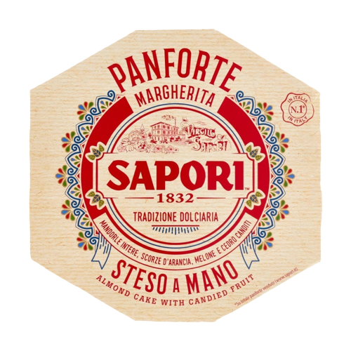 SAPORI SNACK CAKES PANFORTE MARGHERITA 280 GR (10 in a box)