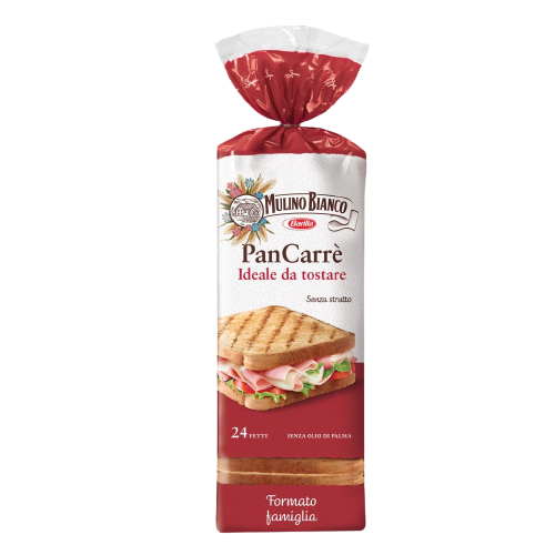 MULINO BIANCO BREAD PAN CARRE' X24 430 GR (15 in a box)