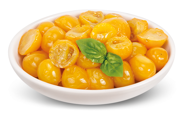 DEMETRA POMODORINI GIALLI IN OIL TIN 750 GR (6 in a box)