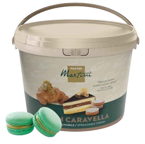 CARAVELLA SPREAD GRAN PISTACHIO 5 KG (1 in a box)