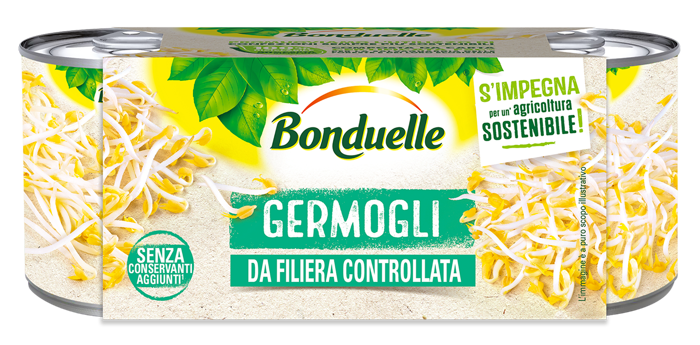BONDUELLE BEAN SPROUTS MUNGO TIN 200 GR X3 (8 in a box)