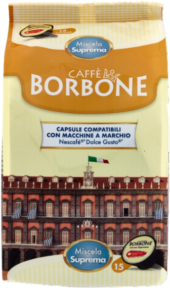 BORBONE COFFEE CAPSULES NESCAFE' SUPREMA X15 (8 in a box)