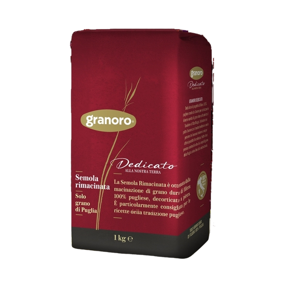 GRANORO FLOURS SEMOLA RIMACINATA DI GRANO DURO 1 KG (10 in a box)