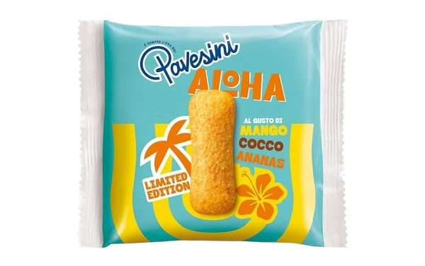 PAVESI BISCOTTI PAVESINI ALOHA ESOTIC X8 200 GR (12 in a box) LIMITED EDITION