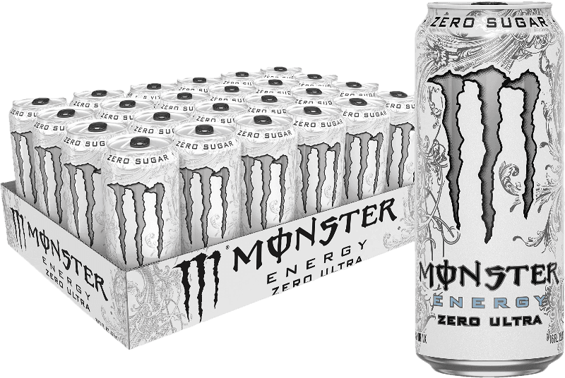 MONSTER ENERGY ZERO SUGAR ULTRA CANS 500 ML (24 in a box )