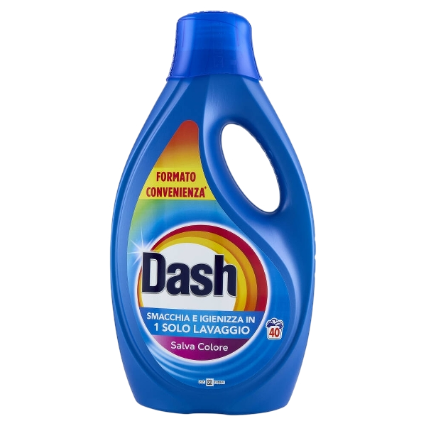 DASH LAUNDRY DETERGENT COLOR 40 WASHES 2 LT (4 in a box)