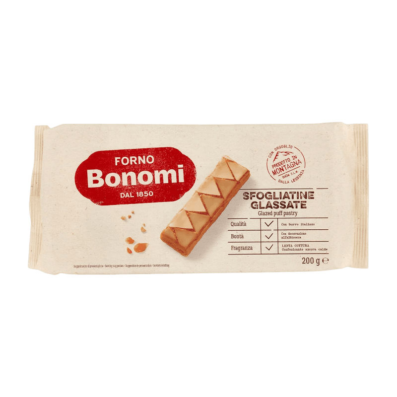 BONOMI GLAZED PUFF PASTRY 135 GR (20 in a box)