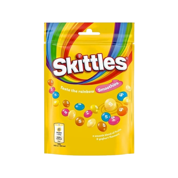 SKITTLES CANDY CHEWY SMOOTHIES 136 GR (14 in a box)