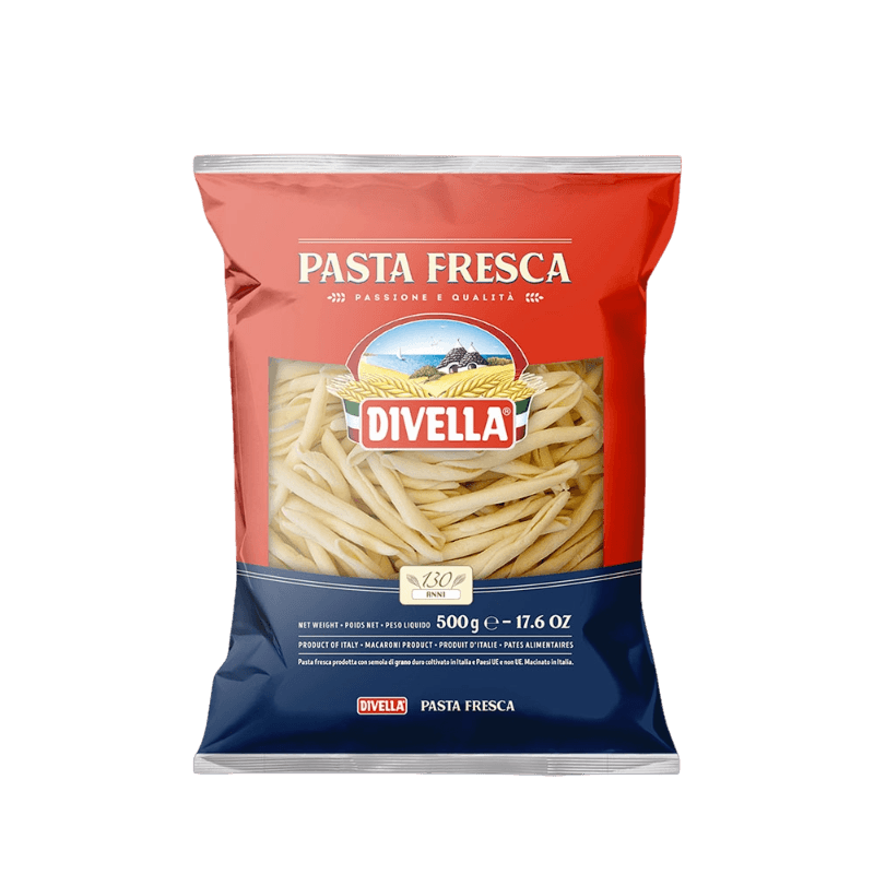 DIVELLA FRESH PASTA FUSILLI CALABRESI 500 GR (10 in a box)