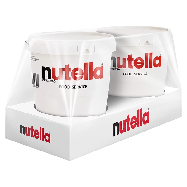 NUTELLA SPREAD HAZELNUT CREAM ORIGINAL BUCKET 3 KG (2 in a box)