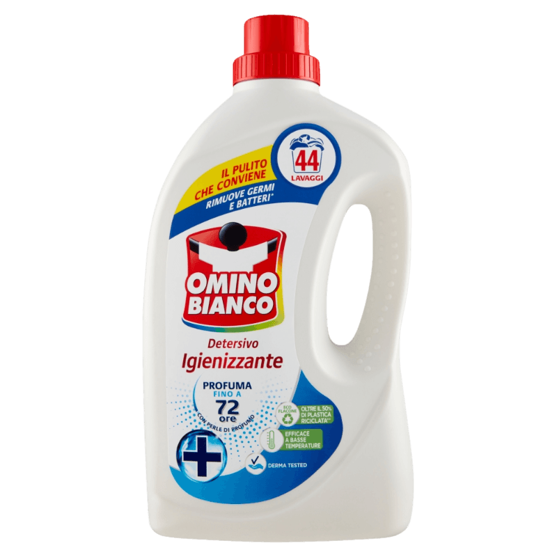 OMINO BIANCO LAUNDRY DETERGENT SANITISING 44 WASHES 1.76 LT (6 in a box)