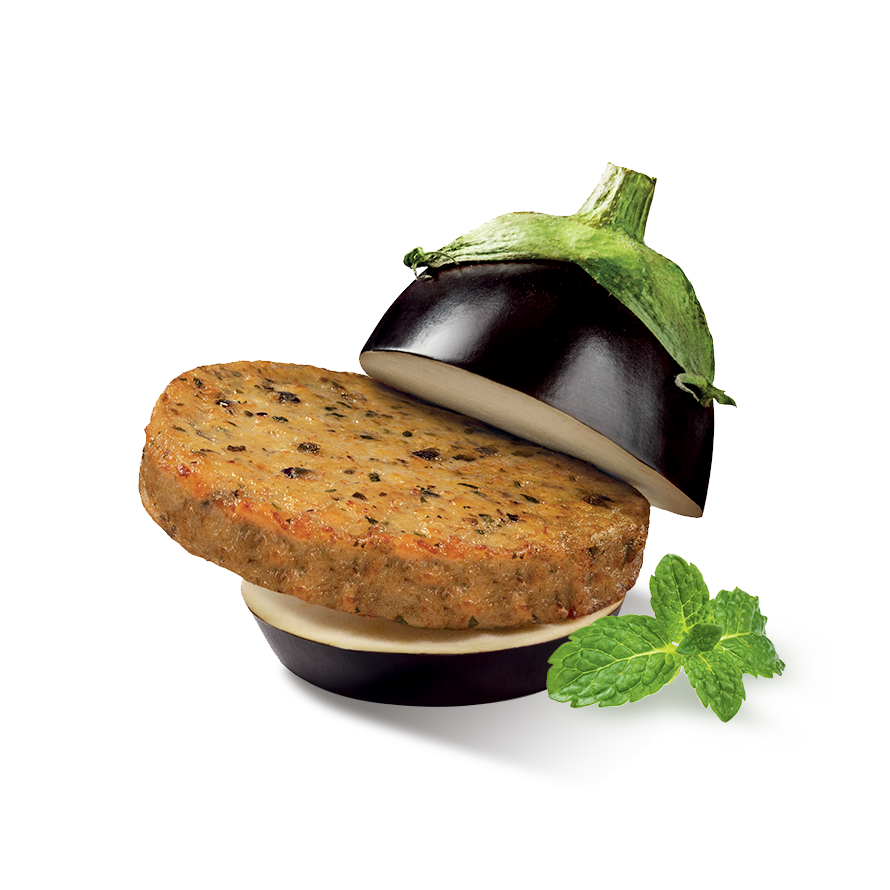 KIO ENE VEGETABLES BURGER EGGPLANTS 200 GR (6 in a box)