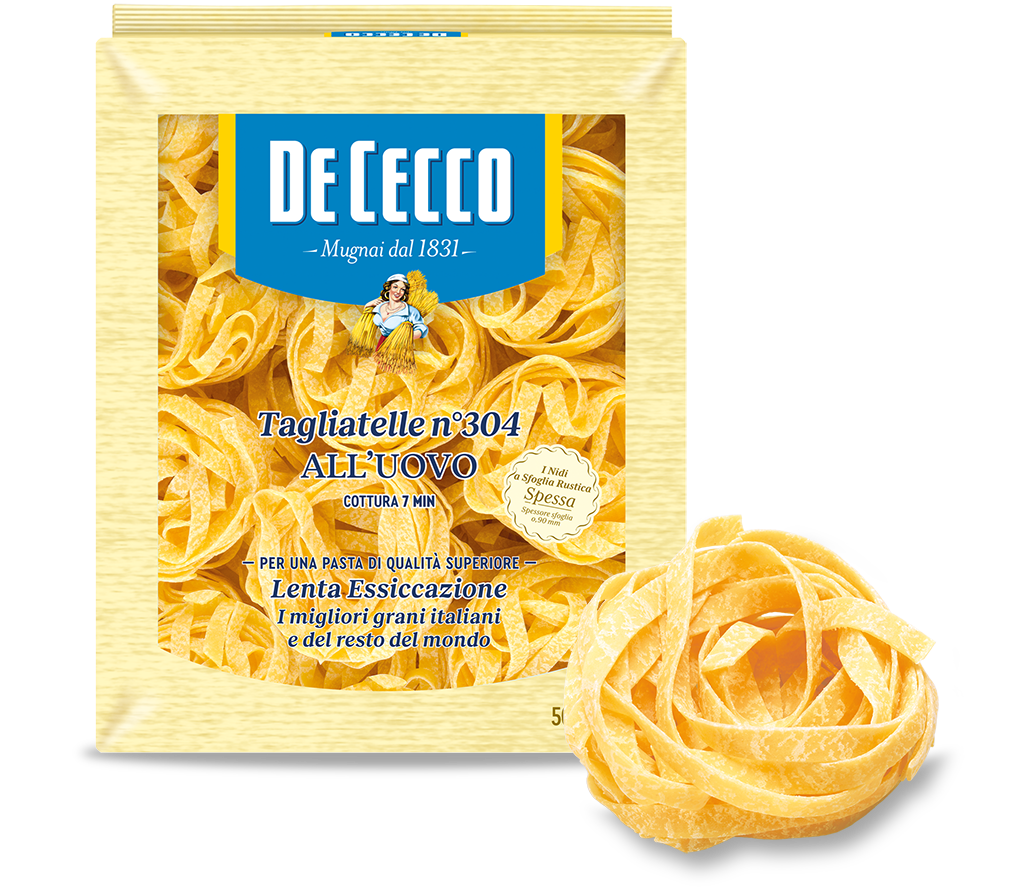 DE CECCO PASTA ALL'UOVO TAGLIATELLE N.304 500 GR (8 in a box)