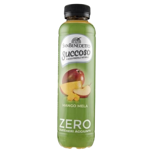 SAN BENEDETTO SUCCOSO ZERO MANGO APPLE PET 400 ML (12 in a box)