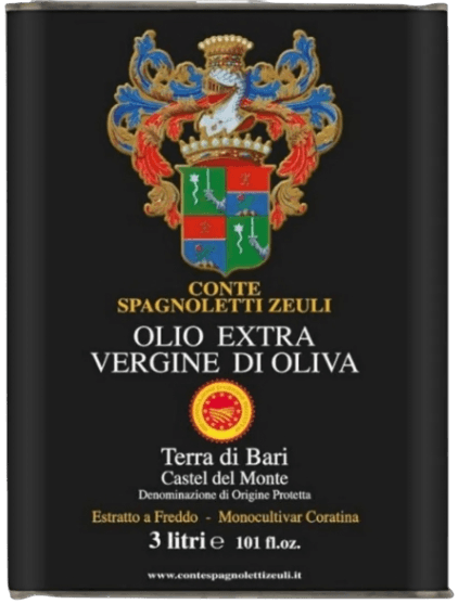 SPAGNOLETTI EXTRA VIRGIN OLIVE OIL 3 LT (4 in a box)
