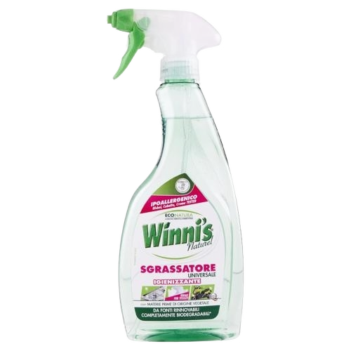 WINNI'S DEGREASER UNIVERSAL HYPOALLERGENIC SANITISING SPRAY 500 ML (12 in a box)