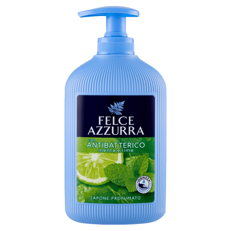 FELCE AZZURRA SOAP LIQUID MINT & LIME ANTIBACTERIAL 300 ML (12 in a box)