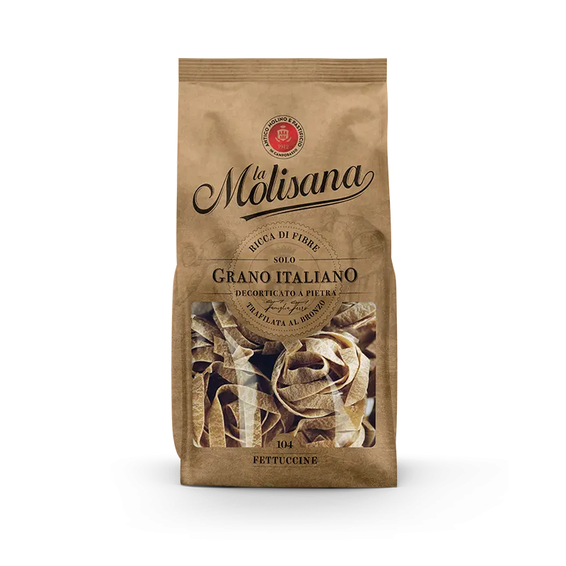 MOLISANA PASTA WHOLEMEAL FETTUCCINE N.104 500 GR (12 in a box)