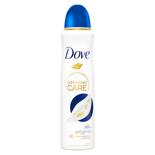 DOVE DEO ADVANCED CARE ORIGINAL SPRAY 150 ML (6 in a box)