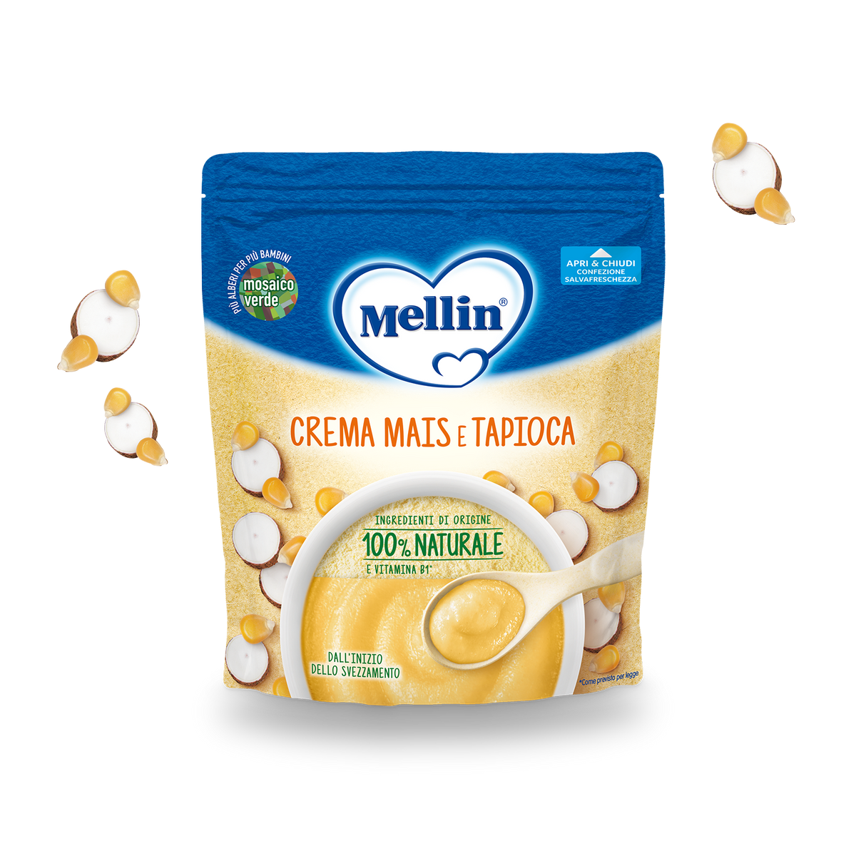 MELLIN CREAM OF CORN AND TAPIOCA 200 GR (5 in a box)