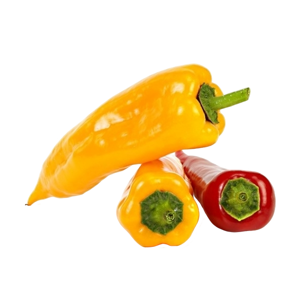 FRESH VEGETABLES PEPPERS CORN MIX RED AND YELLOW £6.87 AL KG (APPROX 4.55 KG) - ONLY LONDON AREA