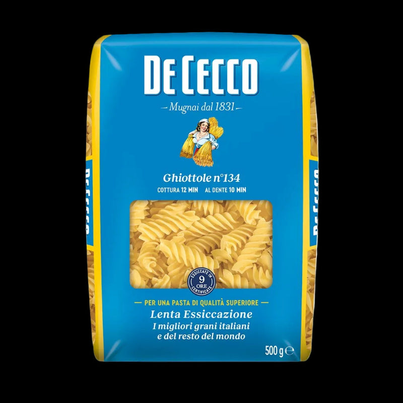 DE CECCO PASTA DI SEMOLA GHIOTTOLE N.134 500 GR (24 in a box)