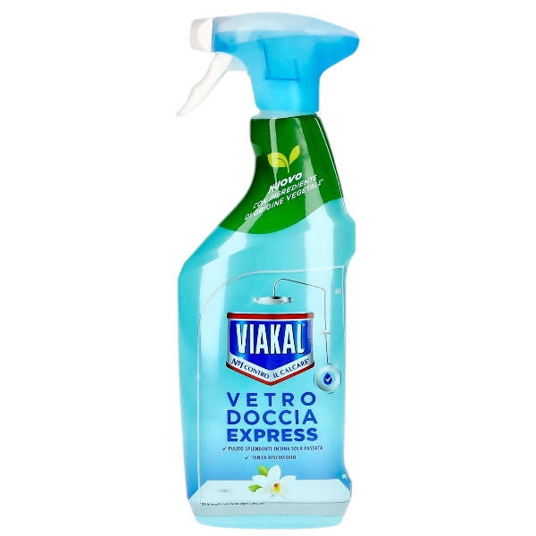 VIAKAL DEGREASER DESCALER EXPRESS SHOWER GLASS SPRAY 470 ML (10 in a box)