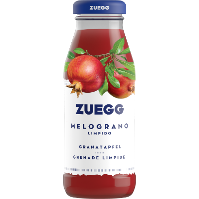 ZUEGG NETTARE FRUIT JUICE POMEGRANATE GLASS 125 ML X6 (4 in a box)
