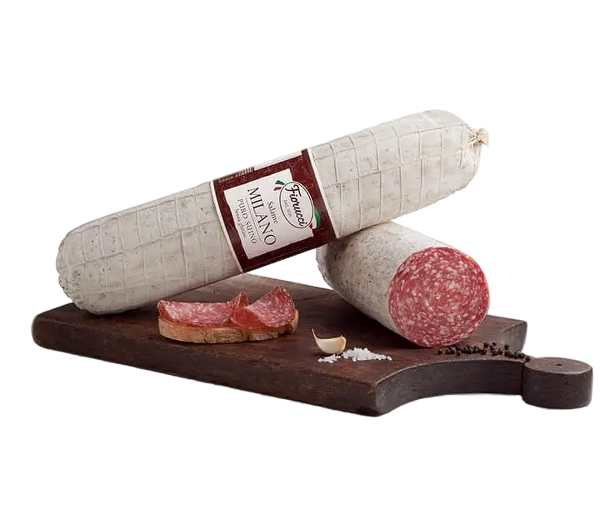FIORUCCI SALAME MILANO 1/2 £ 12.82 AL KG (APPROX. 1.5 KG)