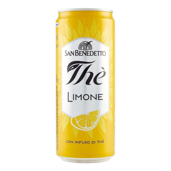 SAN BENEDETTO TEA LEMON CANS 330 ML (24 in a box)