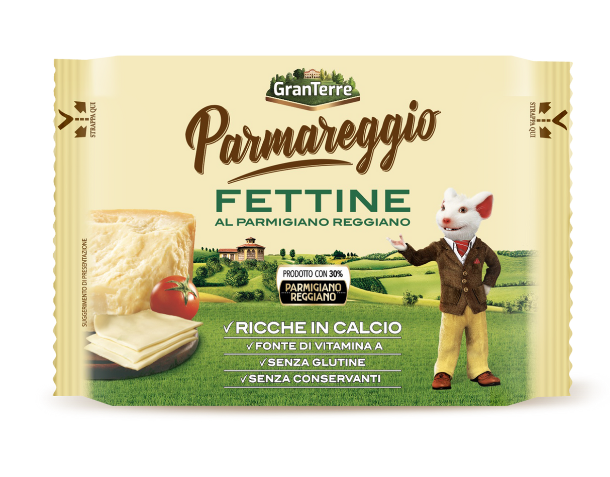 PARMAREGGIO CHEESE FETTINE PARMIGIANO REGGIANO 150 GR (18 in a box)