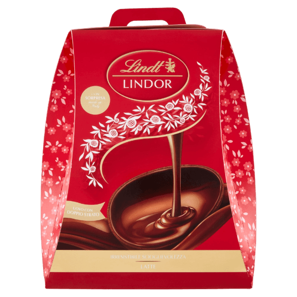 LINDT LINDOR EASTER EGGS MILK CHOCOLATE 360 GR (10 in a box)