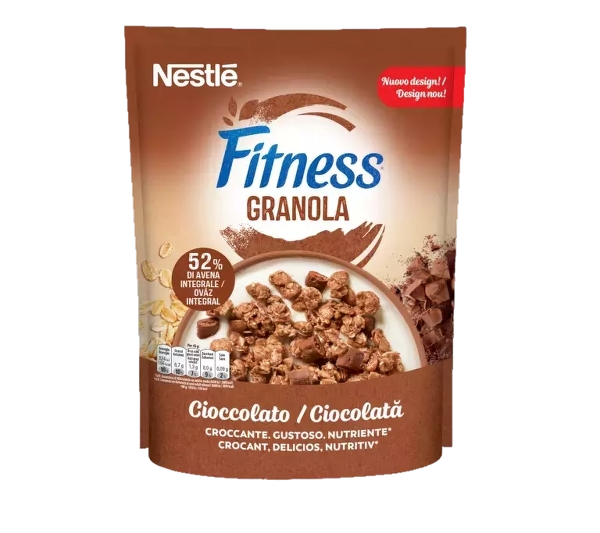 NESTLE FITNESS GRANOLA CHOCOLATE 300 GR (14 in a box)