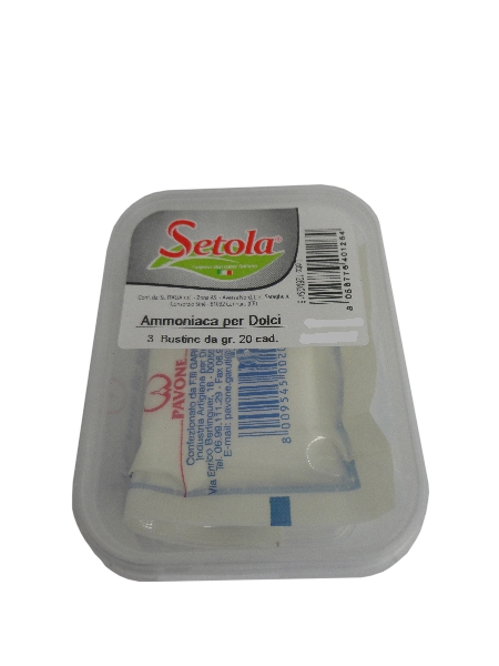 SETOLA AMMONIA FOR SWEETS X3 60 GR (20 in a box)