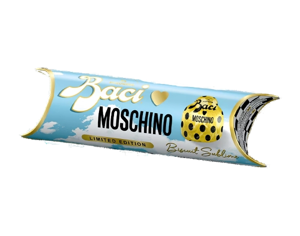 PERUGINA BACI BIJOU BISCUIT SUBLIME MOSCHINO STICK 37 GR (21 in a box) LIMITED EDITION