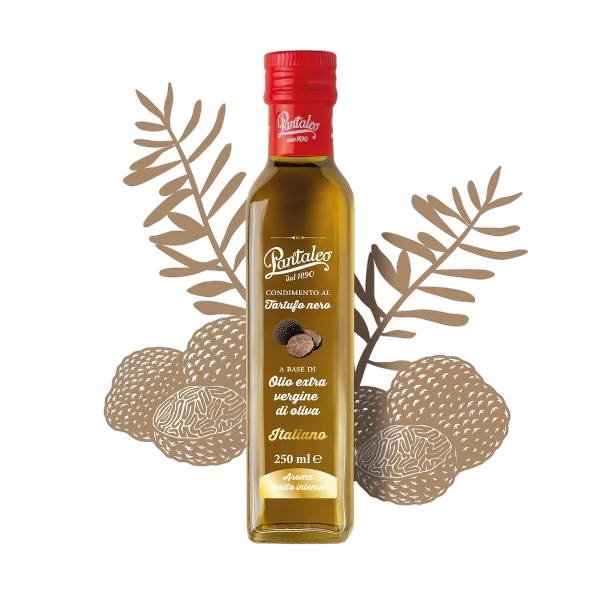 PANTALEO SEASONINGS TRUFFLE WITH EXTRA VIRGIN OLIVE OIL 250 ML (6 in a box)