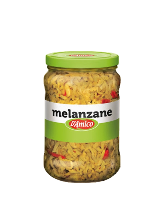 D'AMICO AUBERGINES FILETTED IN OIL 1.55 KG (1 in a box)