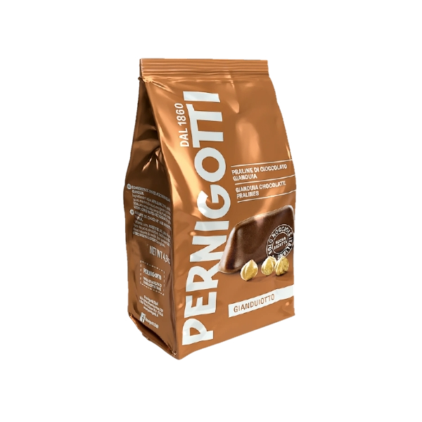 PERNIGOTTI PRALINES GIANDUIOTTO 140 GR (18 in a box)
