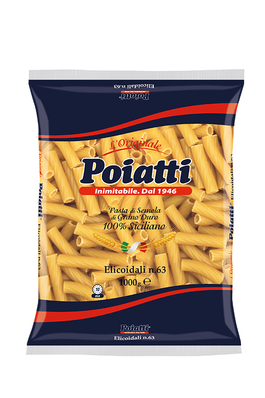 POIATTI PASTA DI SEMOLA ELICOIDALI N.63 1 KG (12 in a box)