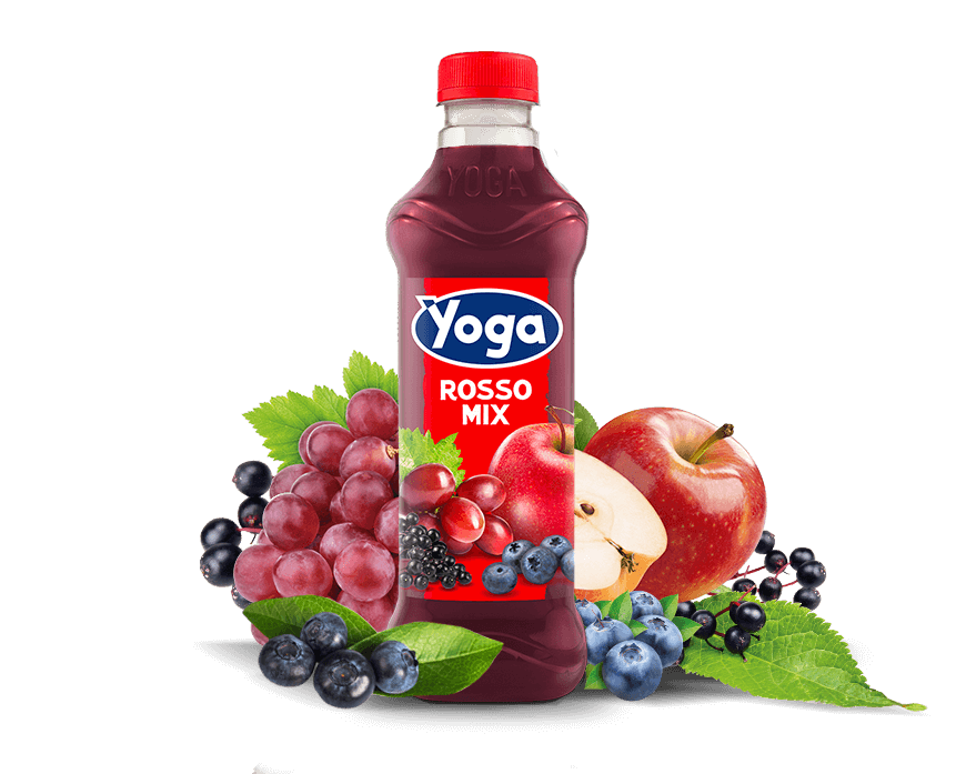 YOGA NETTARE FRUIT JUICE RED MIX PET 1 LT (6 in a box)