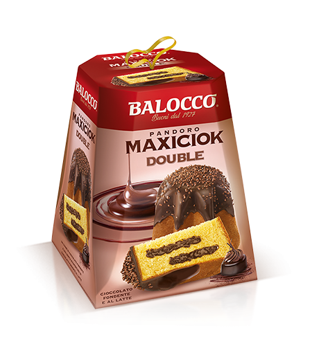 BALOCCO PANDORO MAXICIOK DOUBLE 800 GR (12 in a box)