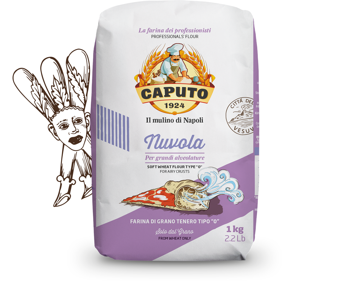 CAPUTO FLOURS NUVOLA TYPE "0" 1 KG (10 in a box)