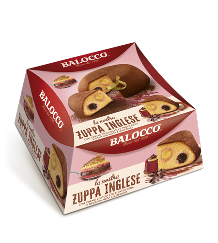 BALOCCO CAKE ZUPPA INGLESE 650 GR (12 in a box)