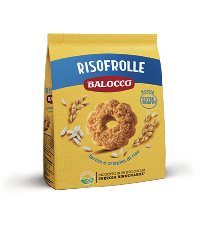 BALOCCO BISCOTTI RISOFROLLE 700 GR (12 in a box)