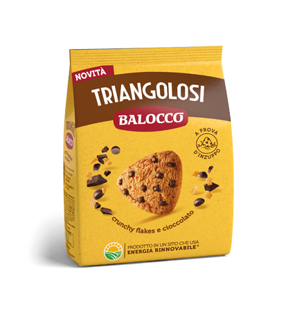 BALOCCO BISCOTTI TRIANGOLOSI 700 GR (12 in a box)