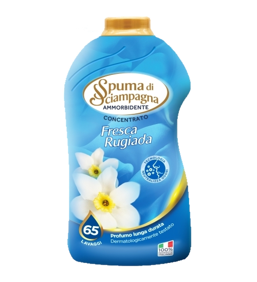 SPUMA DI SCIAMPAGNA SOFTENER CONCENTRATED BLUE FRESCA RUGIADA 65 WASHES 1.3 LT (8 in a box)