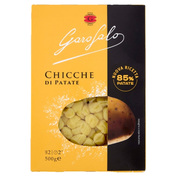 GAROFALO PASTA GNOCCHI CHICCHE OF POTATOES 500 GR (12 in a box)