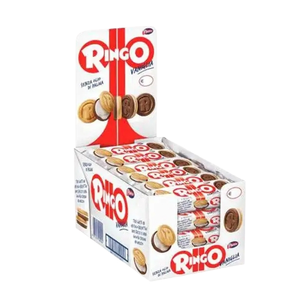 PAVESI RINGO EXPO BISCOTTI VANILLA X24 55 GR (1 in a box)