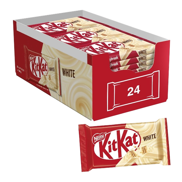 KIT KAT SNACK WHITE 41.5 GR (24 in a box)