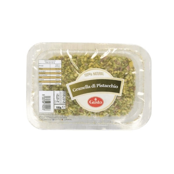 GUSTO ETNA CHOPPED PISTACHIOS 100 GR (25 in a box)